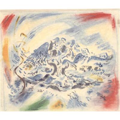 LA MONTAGNE SAINTE-VICTOIRE (1950) - André Masson