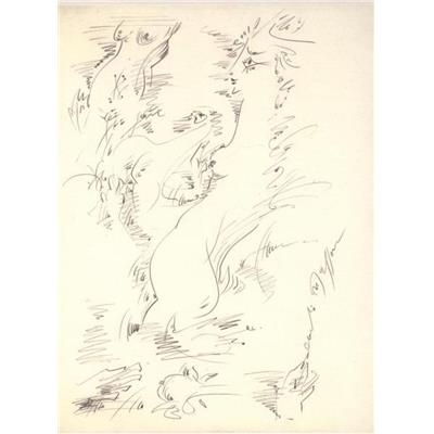 JE SIGNE, 1962 (Tav. 60) - André Masson